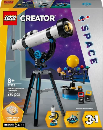 LEGO Creator 31378 Kosmoso tyrinėjimo teleskopas