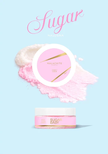 Kūno šveitiklis MALACHITE COSMETICS “Sugar Baby”, 200ml