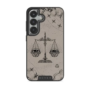 Libra - Samsung Galaxy S25 Plus Case, Elite Dark (Magnetic) / Silver / Nude