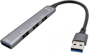 I-TEC USB 3.0 metalinis HUB 1x USB 3.0 3x USB 2.0 be maitinimo adapterio