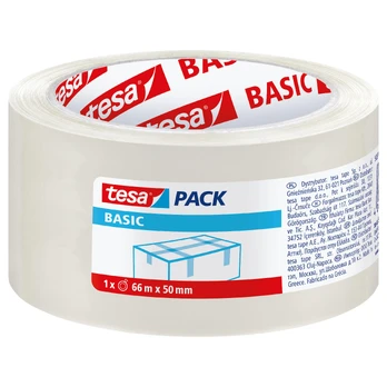 Išpardavimas // Taśma pakowa basic 40m:45mm, przezroczysta stand