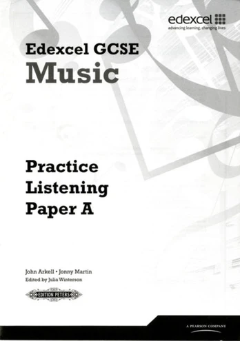 Edexcel GCSE Music Practice Listening Papers pack of 8 (A, B, C)