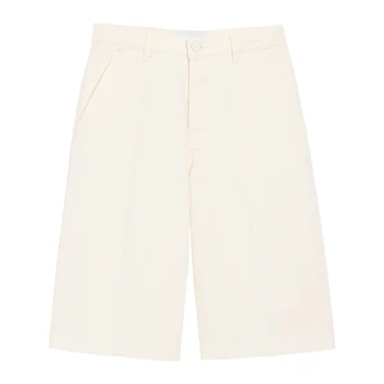 Šortai vyrams, Balta, Loose bermuda shorts