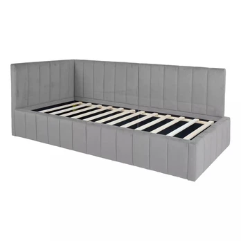 Bed JASPER 90x200cm, grey