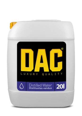 DAC Distiliuotas vanduo 20l