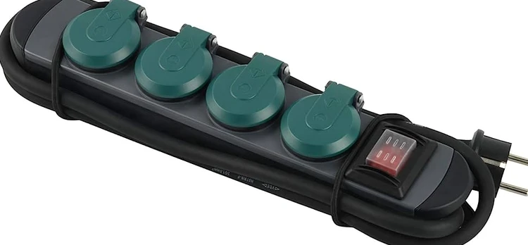 Electraline 62185 Multisocket 4p 1.8m