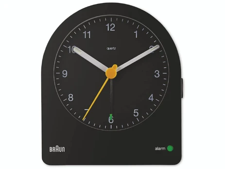 BRAUN BC22 BK kvarcinis žadintuvas juodas