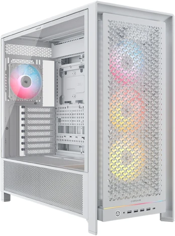 Corsair Frame 5000D RS ARGB PC-Gehäuse, Midi-Tower, E-ATX, Tempered Glass - baltas
