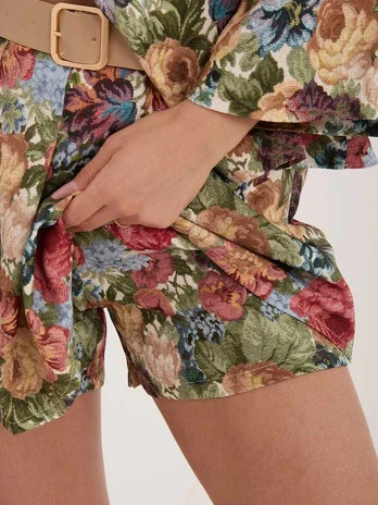 Italy Moda Šortai-IT-SN-FL8757-1.30-žalia