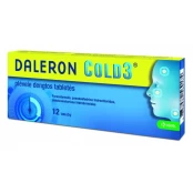 DALERON COLD3 plėvele dengtos tabletės N12 kaina