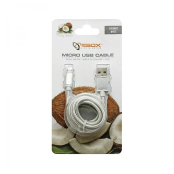 Laidas Sbox USB-- Micro USB M/M 1.5m USB-10315W white