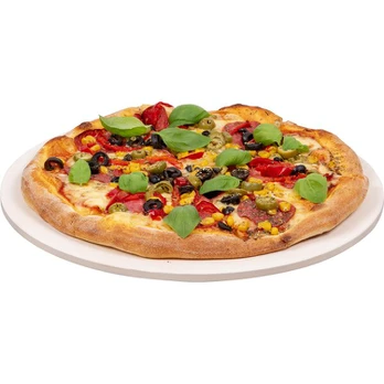 Pizza stone, made of cordierite, round, 33 cm