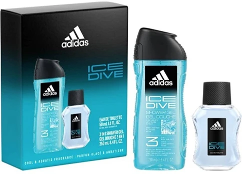 Adidas Ice Dive - EDT 50 ml + sprchový gel 250 ml
