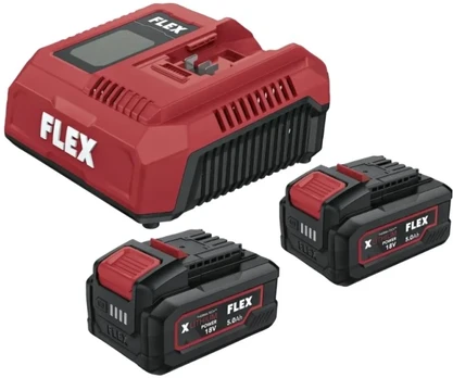 Akumuliatorių rinkinys FLEX P-SET 18-55 CA2 18V 2x5,0Ah