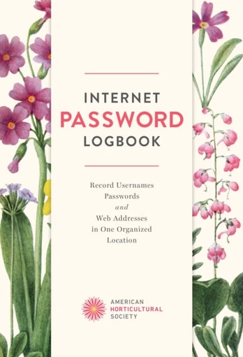 AHS Internet Password Logbook