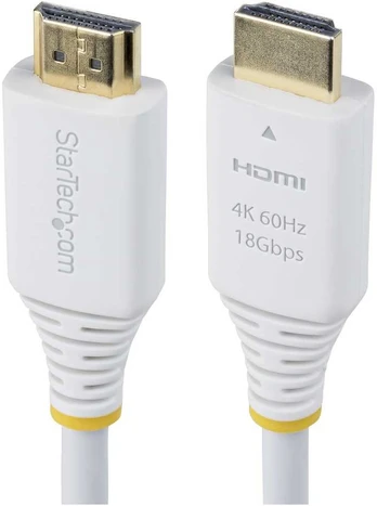 Kabelis StarTech HDMI - HDMI 3m baltas (HDMI2-CABLE-4K60-10W)
