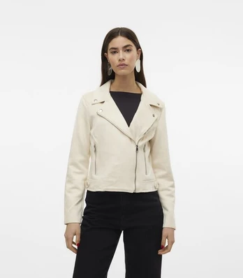 Vero Moda moteriška striukė 10300938*01, natūrali balta/birch