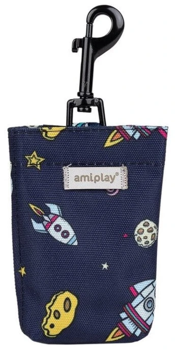 Šunų ekskrementų maišelių dėklas Amiplay BeSpace, mėlyna