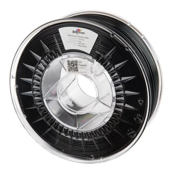 Spectrum | Smart ABS 1.75mm 1kg | Deep Black 3D plastikas
