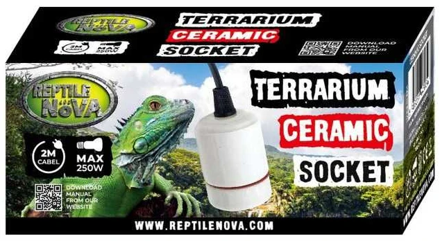 REP NOVA terariumo lempos keraminis lizdas 2m