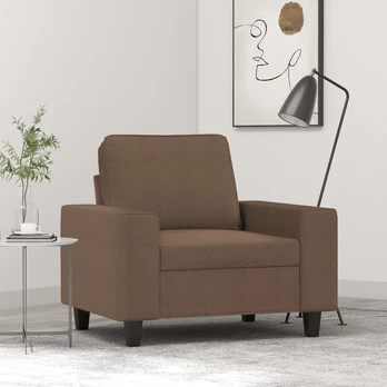 Sofa Krėslas, rudos spalvos, 60cm, audinys