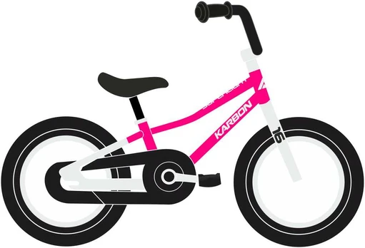 Dviratis Karbon Superlight 16 pink