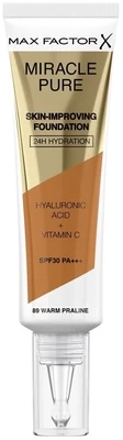 Tonuojantis kremas Max Factor Miracle Pure Skin Improving 89 Warm Praline, 30 ml