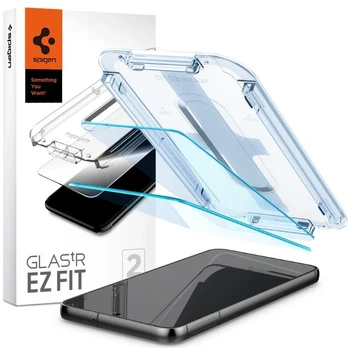 Apsauginis stiklas Spigen GLAS.tR „EZ FIT” 2-pack Samsung Galaxy S23 Plus CLEAR