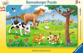 Ravensburger Dėlionė 15 vnt. - Mieli gyvūnai kaina