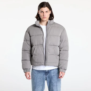 Urban Classics Cropped Puffer Jacket Grey - Dydis S (TB4472 Striukės)