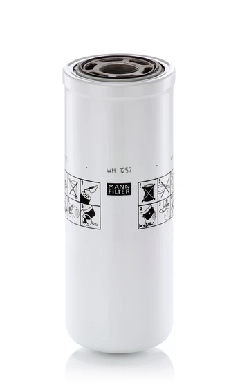 Filtras, hidraulinė sistema MANN-FILTER WH 1257