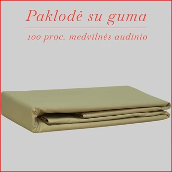 Paklodė su guma - 180x200+20cm.