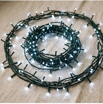 Vidaus Girlianda (500 LED) – Šaltai Balta