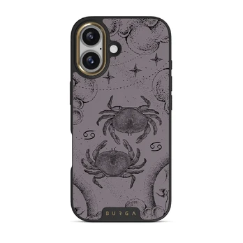 Cancer - iPhone 17 Case, Elite Dark (MagSafe) / Gold / Purple