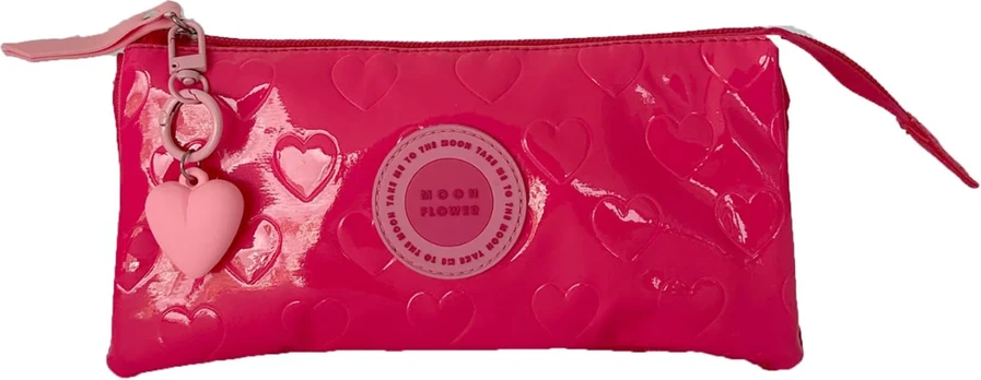 T. Pencil Case Pink Love T.Moonflower