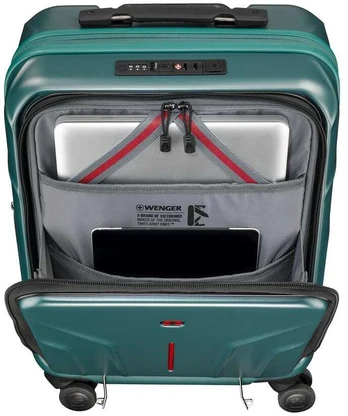 Kelioninis WENGER AMPLIX CARRY-ON HARDSIDE CASE, Deep Lake