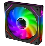 EVOLVEO 120UX, ventilátor, 120mm, 4pin PWM, ARGB, černý