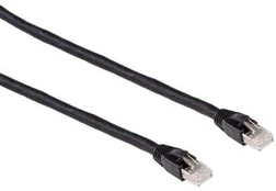 Mercodan PRO HDbaseT 20,0m, KAT7 S/FTP Patchkabel,, sort, LSZH