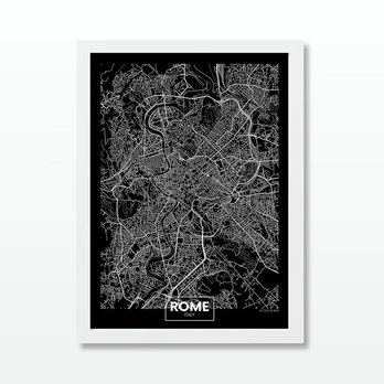 Reprodukcija Rome map