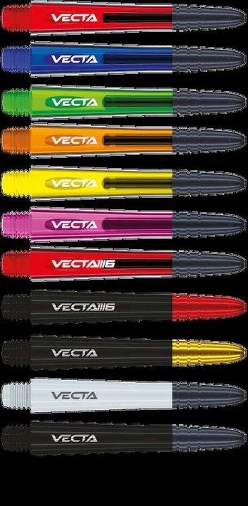 Koteliai Winmau Vecta, trumpi, 34 mm, rožiniai