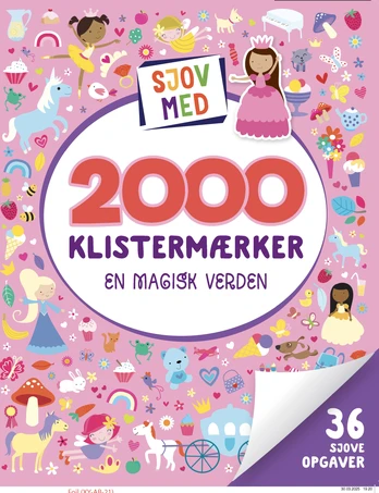 Forlaget Tukan Fun with 2000 Stickers: Monsters