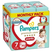 Sauskelnės Pampers, 7 dydis, 80 vnt.