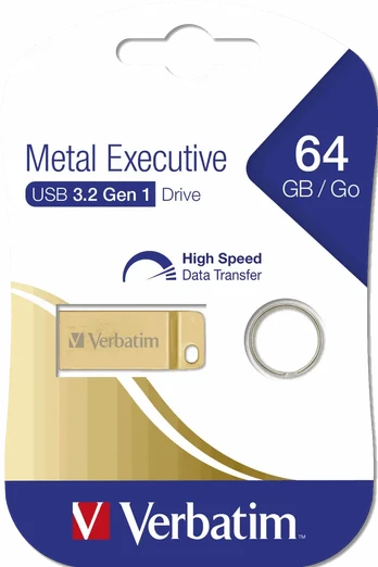 64GB Verbatim Stick USB 3.0 Gold