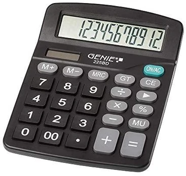 GENIE Tischrechner Basic 225 BD 12-stellig
