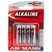 Elementai ANSMANN LR03(AAA), 4 vnt., alkaline kaina