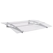 Stogelis durims, sidabrinis ir permatomas, 120x90cm kaina