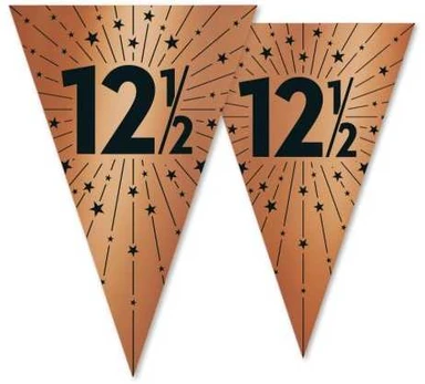 Globos Europe Bv Vimpelguirlande 12½ kobber