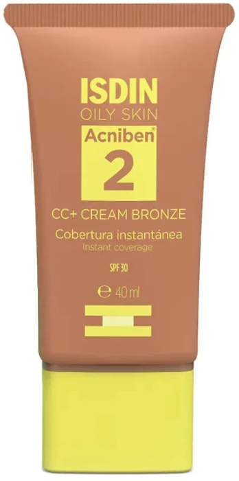 Isdin ACNIBEN CC CREAM instant coverage SPF30 #Bronze 40 ml