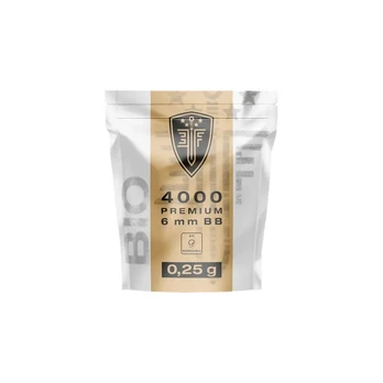 Suyrančios airsoft kulkos "Elite Force Premium Bio" 6 mm, 0.25 g, 4000 vnt.
