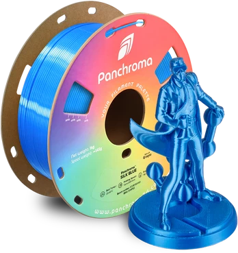 Polymaker Panchroma PLA Silk 1.75mm 1kg - Silk Mėlyna